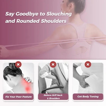 Resistance Bands Figure 8 Exercise Bands for Women 8 Shaped TPE Material for Arms Chest Expander Yoga Gym Fitness Muscle Training Equipment Stretching Gear Bands Set Multifunctional Workout Accessories Workout Straps Ideal Choice Foam Handle Resistance Ba