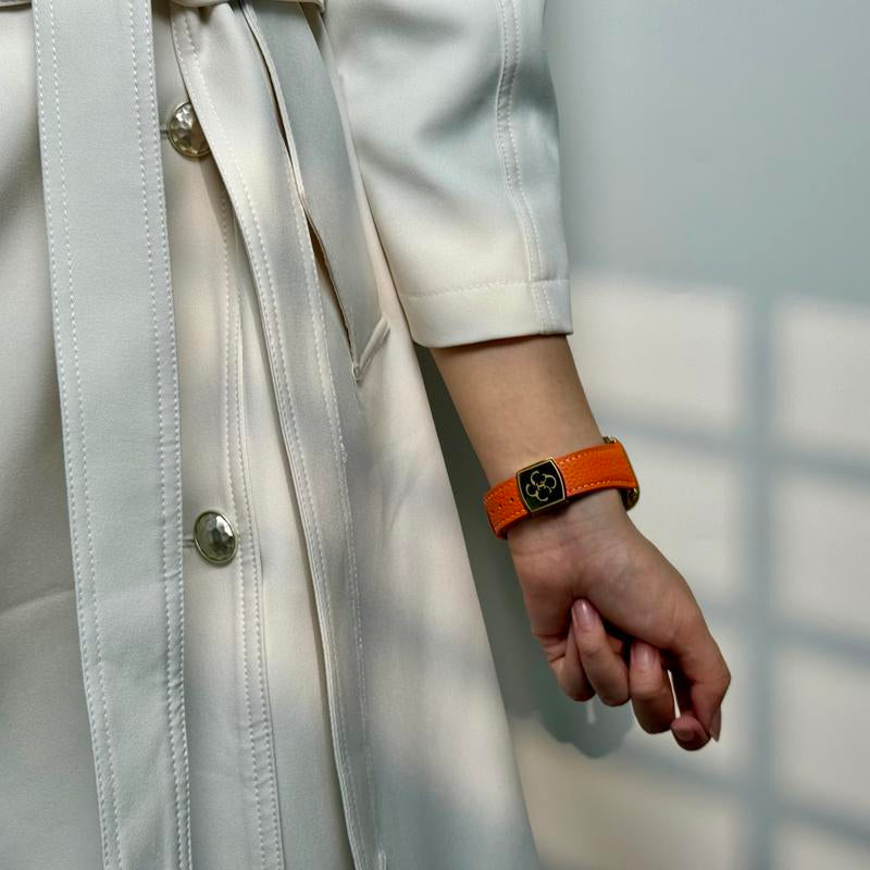 CRAZYGRASS Comfort Leather Watch Band for Smart Watch 49Mm 46Mm 45Mm 44Mm 42Mm 41Mm 40Mm 38Mm Foldable Clasp for Square Smartwatch No Tools Needed Skin-Friendly [WATCH NOT INCLUDED] Adjustable