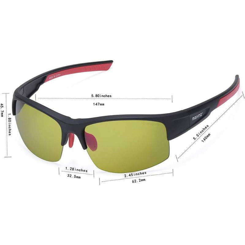 High Definition Golf Ball Finder Sport Glasses for Men Women Golf Sunglasses Golf Glasses Pickleball Eyewear MZ861