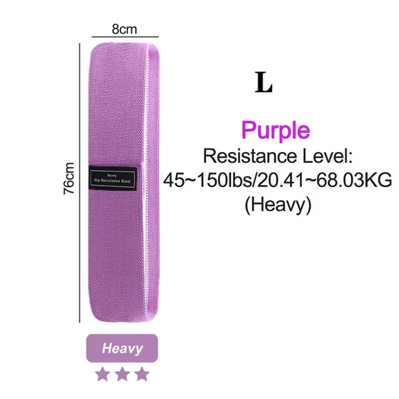 1 Piece of Elastic Rubber Band Fitness Yoga Resistance Band Suit Hip Expander Sports Gym Fitness Equipment Ladies Home Workout