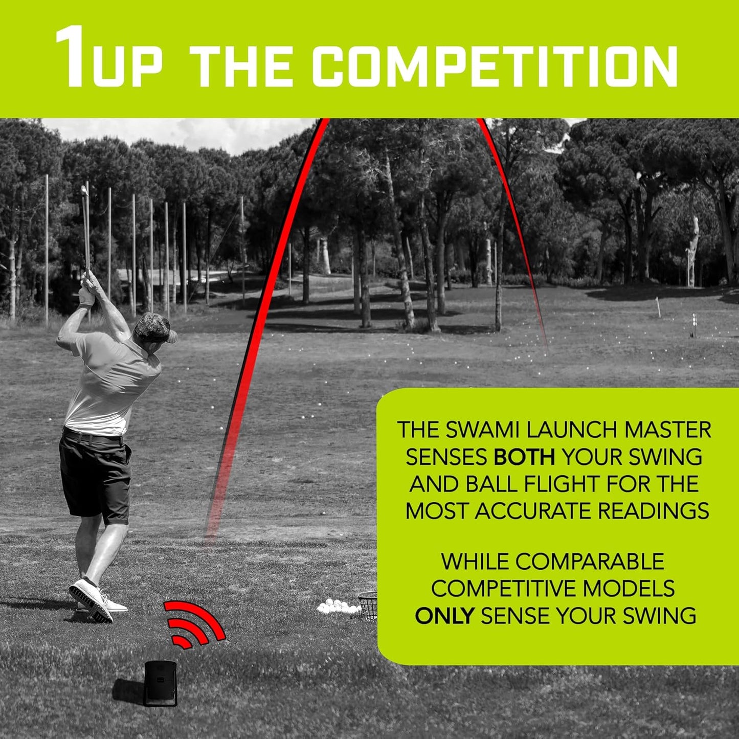 Golf Swami Launch Master Golf Launch Simulator - Golf Training Aid, Lite