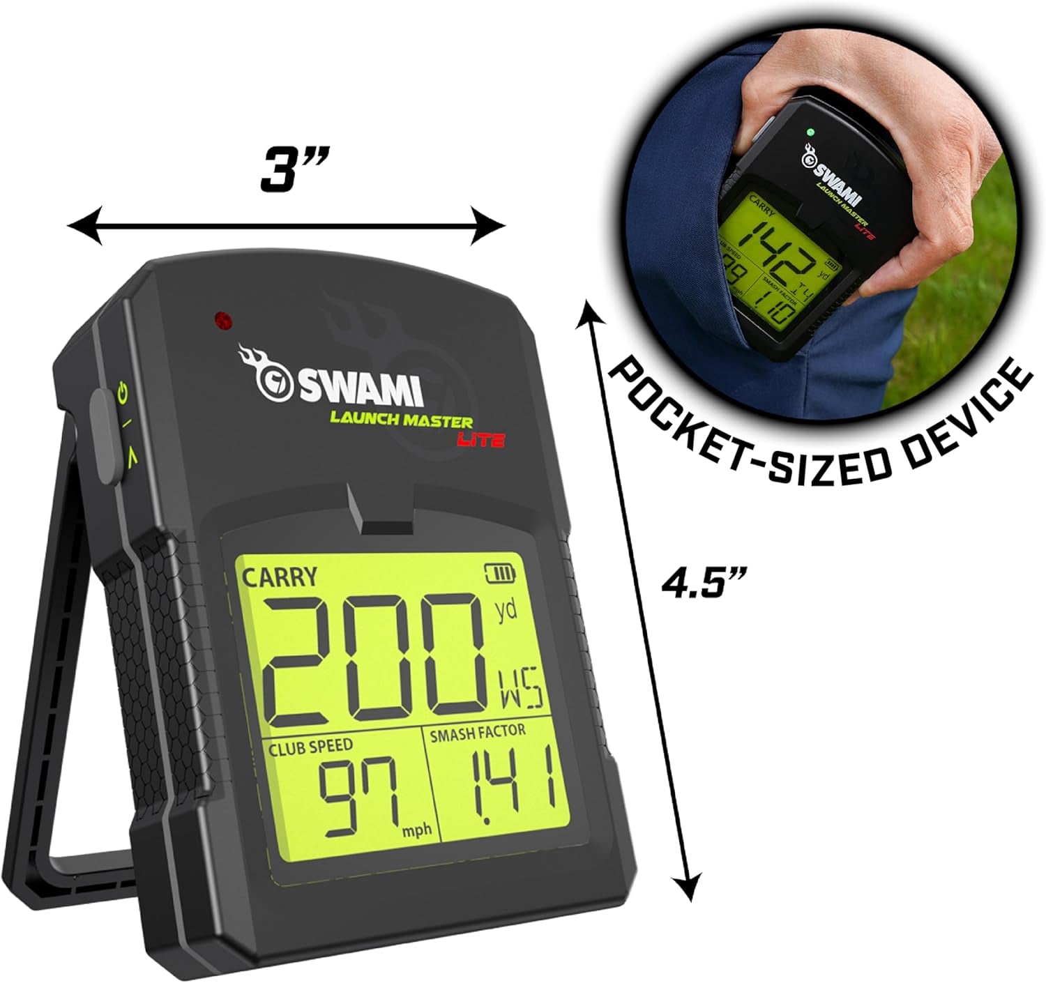 Golf Swami Launch Master Golf Launch Simulator - Golf Training Aid, Lite