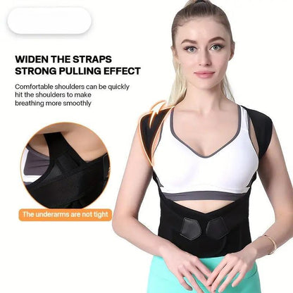 Advanced Back Brace Trainer, Youth Posture Corrector Belt, Unisex Posture Support Strap, Ideal for Home Office Use, Enhances Bad Posture