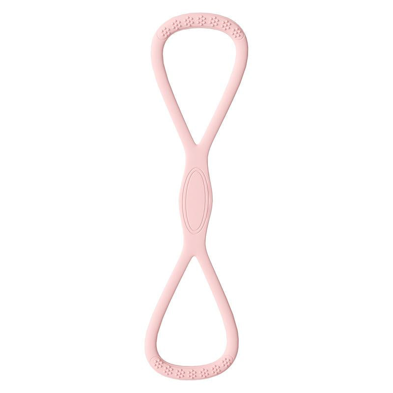 Resistance Bands Figure 8 Exercise Bands for Women 8 Shaped TPE Material for Arms Chest Expander Yoga Gym Fitness Muscle Training Equipment Stretching Gear Bands Set Multifunctional Workout Accessories Workout Straps Ideal Choice Foam Handle Resistance Ba