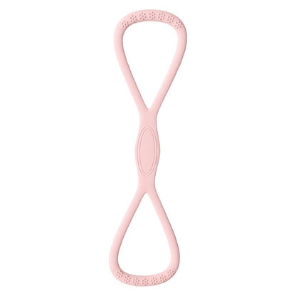 Resistance Bands Figure 8 Exercise Bands for Women 8 Shaped TPE Material for Arms Chest Expander Yoga Gym Fitness Muscle Training Equipment Stretching Gear Bands Set Multifunctional Workout Accessories Workout Straps Ideal Choice Foam Handle Resistance Ba