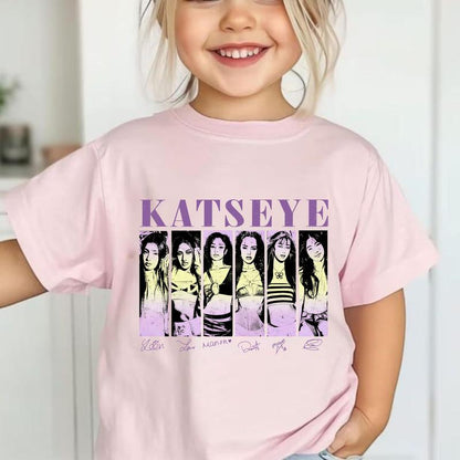 Katseye the Beautiful Chaos Tour T-Shirt, Concert Merch Tee, Vintage Graphic Unisex Top, Retro Music Fan Shirt, Gift for Pop Rock Lovers