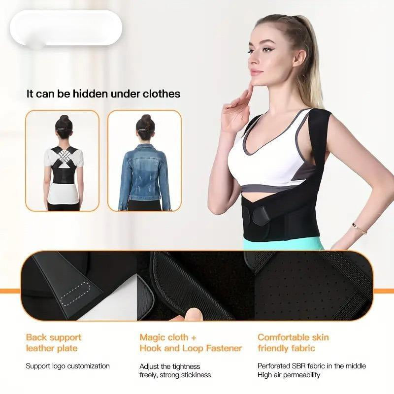 Advanced Back Brace Trainer, Youth Posture Corrector Belt, Unisex Posture Support Strap, Ideal for Home Office Use, Enhances Bad Posture