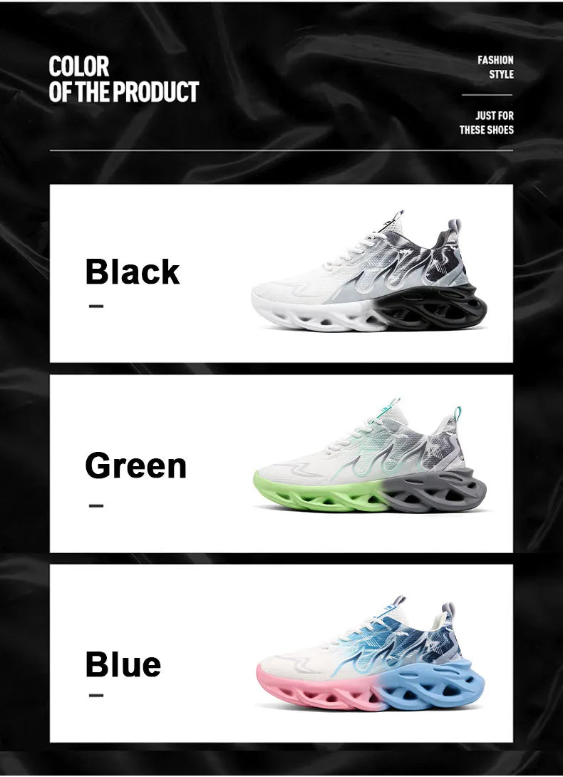 Summer Unisex Running Shoes Men Women Lightweight Mesh Breathable Comfortable Flat Soft Tennis Shoes Lace-up Sneakers Man 36-46