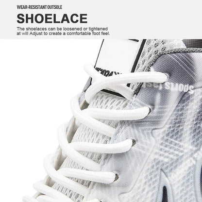 Summer Unisex Running Shoes Men Women Lightweight Mesh Breathable Comfortable Flat Soft Tennis Shoes Lace-up Sneakers Man 36-46