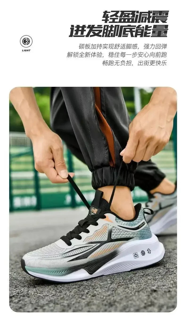Running & Walking Men's Shoes - Lace-up, Lightweight, Comfortable & Breathable Tennis Sneakers