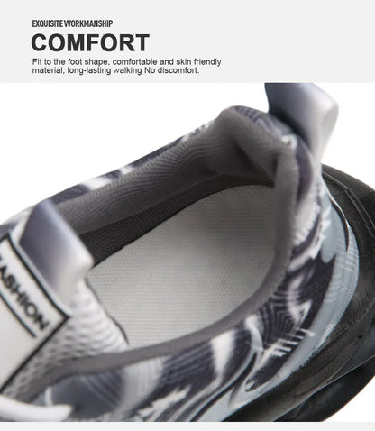 Summer Unisex Running Shoes Men Women Lightweight Mesh Breathable Comfortable Flat Soft Tennis Shoes Lace-up Sneakers Man 36-46