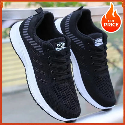 2025 New Men's Shoes, Casual Slippers, Fashionable Sports Shoes, Breathable Running Shoes, Outdoor Walking Training Tennis Shoes