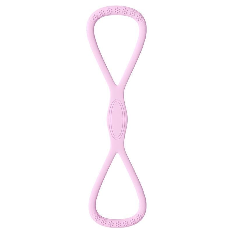 Resistance Bands Figure 8 Exercise Bands for Women 8 Shaped TPE Material for Arms Chest Expander Yoga Gym Fitness Muscle Training Equipment Stretching Gear Bands Set Multifunctional Workout Accessories Workout Straps Ideal Choice Foam Handle Resistance Ba