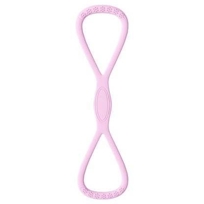 Resistance Bands Figure 8 Exercise Bands for Women 8 Shaped TPE Material for Arms Chest Expander Yoga Gym Fitness Muscle Training Equipment Stretching Gear Bands Set Multifunctional Workout Accessories Workout Straps Ideal Choice Foam Handle Resistance Ba