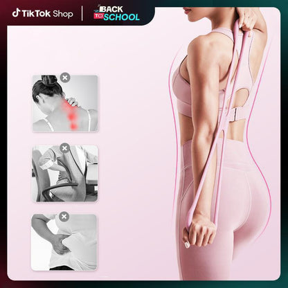 Resistance Bands Figure 8 Exercise Bands for Women 8 Shaped TPE Material for Arms Chest Expander Yoga Gym Fitness Muscle Training Equipment Stretching Gear Bands Set Multifunctional Workout Accessories Workout Straps Ideal Choice Foam Handle Resistance Ba
