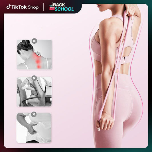 Resistance Bands Figure 8 Exercise Bands for Women 8 Shaped TPE Material for Arms Chest Expander Yoga Gym Fitness Muscle Training Equipment Stretching Gear Bands Set Multifunctional Workout Accessories Workout Straps Ideal Choice Foam Handle Resistance Ba